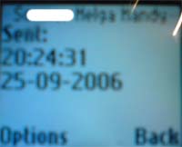 SMS von Helga S. am 25.9.2006: Jetzt hat Ludwig (Seerainer) zugegeben, dass er gegen Bezahlung Leute im LSF schikaniert hat